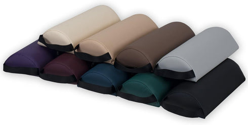 EarthLite Bolster Pillow Neck, Durable Massage Bolster, 100% PU Upholstery, Black