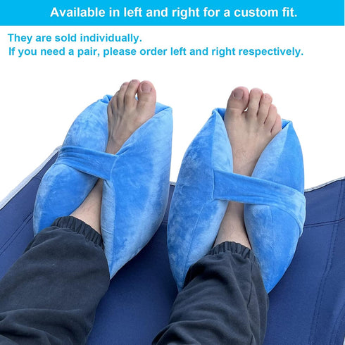 Jeelathy 1 Heel Protector Cushion Foot Support Pillow for Pressure Sores & Ulcers, Piece Foot Elevation Pillow Ankle