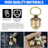 Katigate Pills Bottle Keychain, Copper Acorn Shaped Medication Small Empty Bottles Key Pendant Mini Pill Case Holder