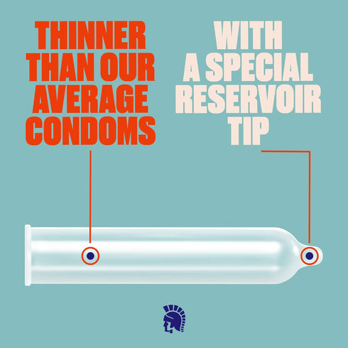 TROJAN 36 Count 12 Count Ultra Thin Condoms and Her Pleasure Sensations Spermicidal Lubricated Condoms