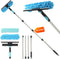ScroRich 65'' Window Washing Kit with Extension Pole, 2-in-1 Window Cleaning Kit with
