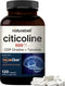 NatureBell Citicoline Supplements, 120 Capsules - CDP Choline 500mg Plus Tyrosine 50mg, Dual Action Brain Supplement