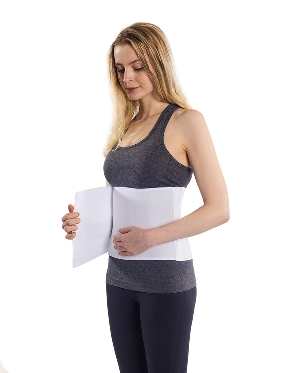 NYOrtho Postpartum Belly Binder, Abdominal Binder for Women, C-Section Recovery, Large 60"-75", Latex-Free, Breathable