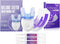 Longfng 3-in-1 Teeth Whitening Kit,LED Accelerator Light with 3X Whitening Gel Pens &