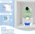 Skywin Laundry Detergent Holder Organizer with Tray - 3 Pack Soap Cup Storage Tray for Laundry Room Organization (White)
