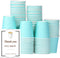 100 Pack 3 oz Paper Cups, Bathroom Mouthwash Cups for Snack, Espresso, Perfect for Home
