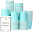 100 Pack 3 oz Paper Cups, Bathroom Mouthwash Cups for Snack, Espresso, Perfect for Home