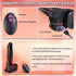 Joyprops 10 Realistic Trusting Dildo Sex Toys - Thick Dildos Vibrator with Thrusting Swinging & Vibrating for G Spot