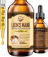 Lions Mane Supplement | Liquid Mushroom Extract Drops | 8 Mushrooms Complex for Cognitive Support & Immunity
