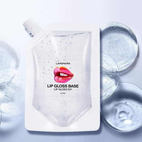 Transparent Lip Gloss, Moisturize Lip Gloss Base Oil for DIY Handmade Lip Balms, 1.69Fl.Oz