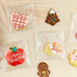 300PCS Self Adhesive Clear Plastic Cookie Bags for Candy Pastry Packaging, 4 x 4 inches