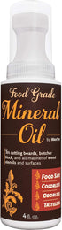 Easy-Applicator Mineral Oil: 4oz Food Grade Oil for Cutting Boards and Wood Care, Ultrapure with Foam Applicator