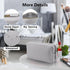 Leather Makeup Bag for Purse Travel, Portable Small Cosmetic Organizer for Women with Zipper