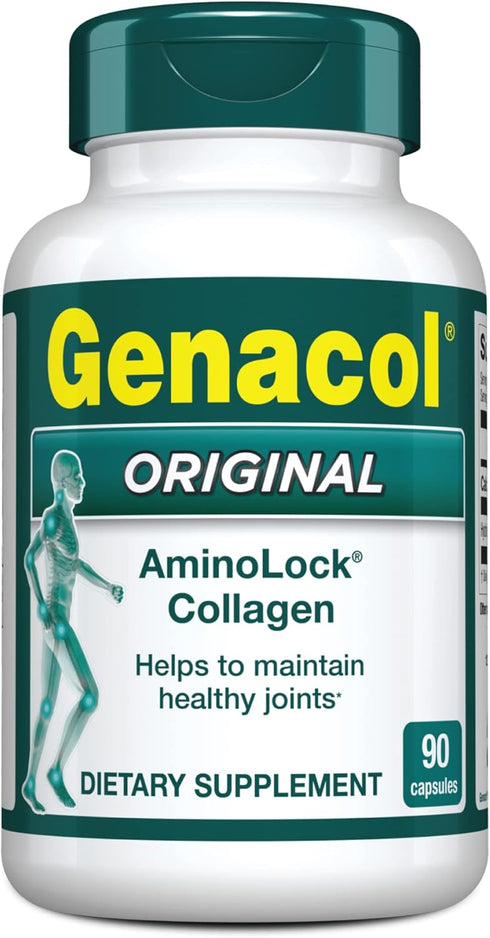 Genacol Original Collagen Supplement, Ultra-Hydrolyzed Collagen Peptides, 90 Capsules for Joint Health