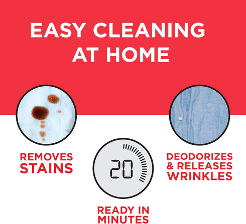 dryel At-Home Dry Cleaner Kit, 8 Loads with On-the-Go Stain Remover, Gentle Laundry Care for Special Fabrics