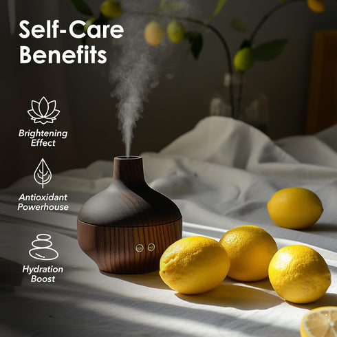 Lemon Essential Oil - 4 oz for Aromatherapy, Diffuser Candle, Mosquitoes, Bugs Away - Dropper - 118 ml