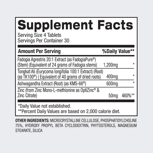 BPI Sports Best Test, Testosterone Booster for Men, 30 Servings, Muscle Recovery & Energy Support