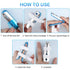 BBTO 10 Pieces Finger Splint, Metal Finger Support Knuckle Stabilizer with Soft Foam Interior, 3 Sizes.