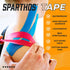 Sparthos Kinesiology Tape - Uncut 2 inch x 16.4 feet Roll, Incredible Support for Athletic Sports & Recovery