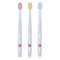 TELLO 4920 Adult Soft Swiss Toothbrush, Gentle Cleaning with Ergonomic Handle, 3 Count