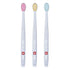 TELLO 4920 Adult Soft Swiss Toothbrush, Gentle Cleaning with Ergonomic Handle, 3 Count