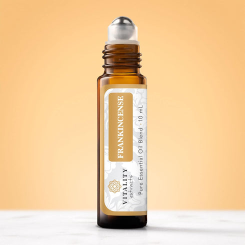 Frankincense Essential Oil 10ml Roll-on by Vitality Extracts - Boswellia Serrata, Aromatherapy, Natural Calm