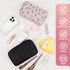 SIDESUGAR PU Leather Sanitary Napkin Storage Bag Tampon Bag for Purse Travel Small Make Up Bag Cosmetic Bag Menstrual
