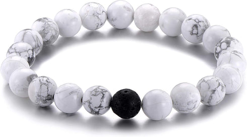 Softones Womens Lava Stone Distance Bracelets for Men Aromatherapy Anxiety Essential Oil Diffuser Bead Couples,Best