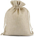 25/50/100PCS Burlap Gift Bags, Lucky Monet Wedding Hessian Jute Bags with Drawstring for Birthday, Party, Wedding