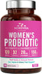 Women's Probiotic, 120 Billion & 32 Strains with Cranberry, Gut, Vaginal & Urinary Support, 30 Capsules