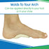 ViveSole Arch Supports for Women & Men - 12 Pack Felt Insert with Adhesive - Foot Pads for Shoes, Sandals, and Boots