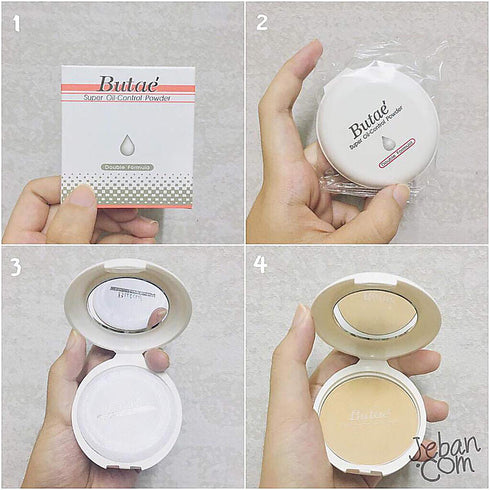 Super Oil Control Face Compact Foundation Powder, Loose Translucent Makeup, 0.50 Oz (14g) for Smooth Radiance
