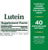 Nature's Bounty Lutein Pills, Eye Health Supplements, 20 mg, 40 Softgels for Vision Health