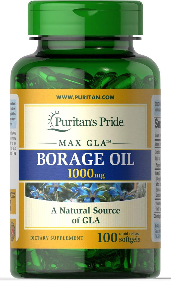 Puritan's Pride Borage Oil, 1 Gram