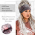 Olbye Women Wide Headbands Pack of 6, Knotted Tie Dye Turban Hair Wraps, Non-Slip Elastic Boho Sports Accessories