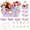 Reallnaive 6 Sets Nurse Appreciation Empty Gift Baskets with 6 Pcs 9.8x6.5 Inches