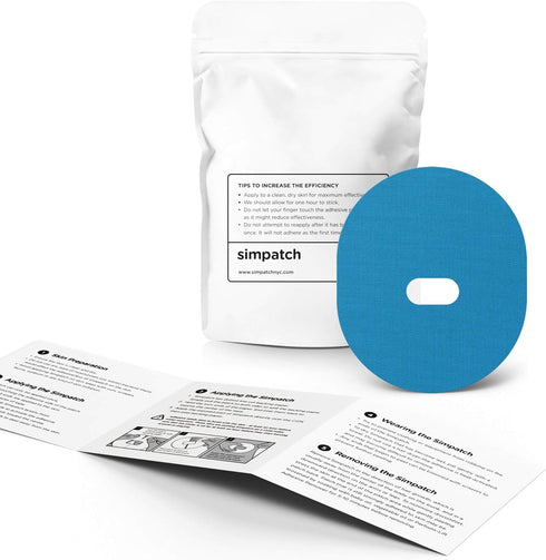 SIMPATCH Guardian Enlite Adhesive Patch (25-Pack) - Waterproof Adhesive CGM Patches