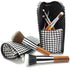 Travel Makeup Brushes Set with Case, 8 Pcs Travel Size Makeup Brush Set for Foundation, Powder, Eyebrow, Eye Shadows,
