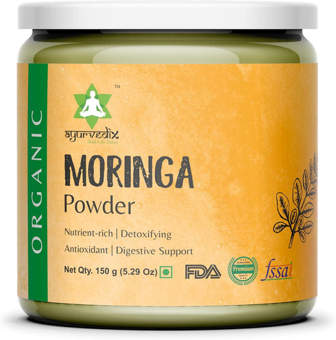 Organic Moringa Oleifera Leaf Powder, Herbal Supplement Rich in Antioxidants, Natural Moringa Leaf Powder from India
