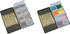 Set 2 (7-Day) of Metal-Plated Weekly Pill Box Case & Portable Medicine Organizer (Large Antique Brass Victorian)