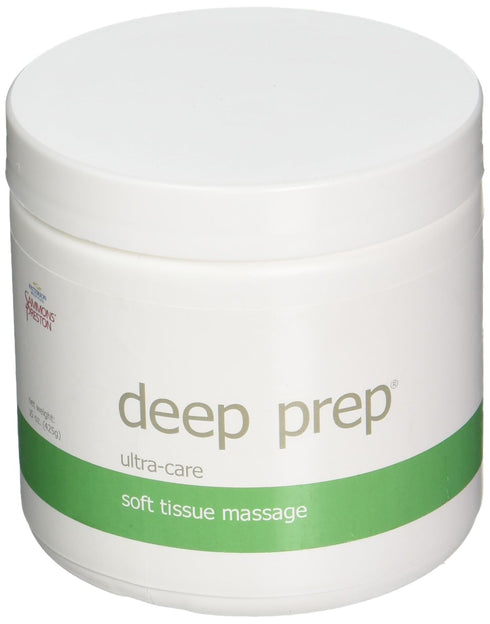 Rolyan Deep Prep Ultra Care Deep Tissue Massage Cream, Hypoallergenic & Odorless Professional