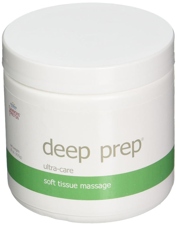 Rolyan Deep Prep Ultra Care Deep Tissue Massage Cream, Hypoallergenic & Odorless Professional