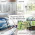 Extendable Shower Squeegee for Glass Doors, Telescopic Rod Shower Wiper Window Cleaner