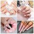 SILPECWEE Light Change Flower Nail Charms, 3D Gold and Silver Caviar Nail Art Jewelry for Acrylic Nails DIY