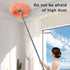 VEAREAR 360 100cm Wall Mop Rotating Adjustable Cleaning Mop, Extendable Long Handle Microfiber, Replacement Dry and Wet