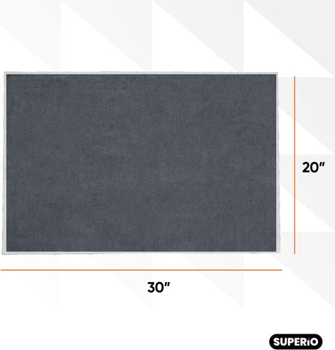 Superio Microfiber Cleaning Cloth, 2-Pack - Extra Large 20 x 30 inches, Scratch Free, Quick Dry Towel