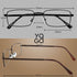 Yogo Vision Bifocal Reading Glasses, 2 Pack Metal Full Rim Readers, Rectangle Glasses for Men and Women