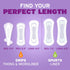 Poise Daily Liners, Incontinence Panty Liners, Regular Length, 48 Count, Very Light Absorbency