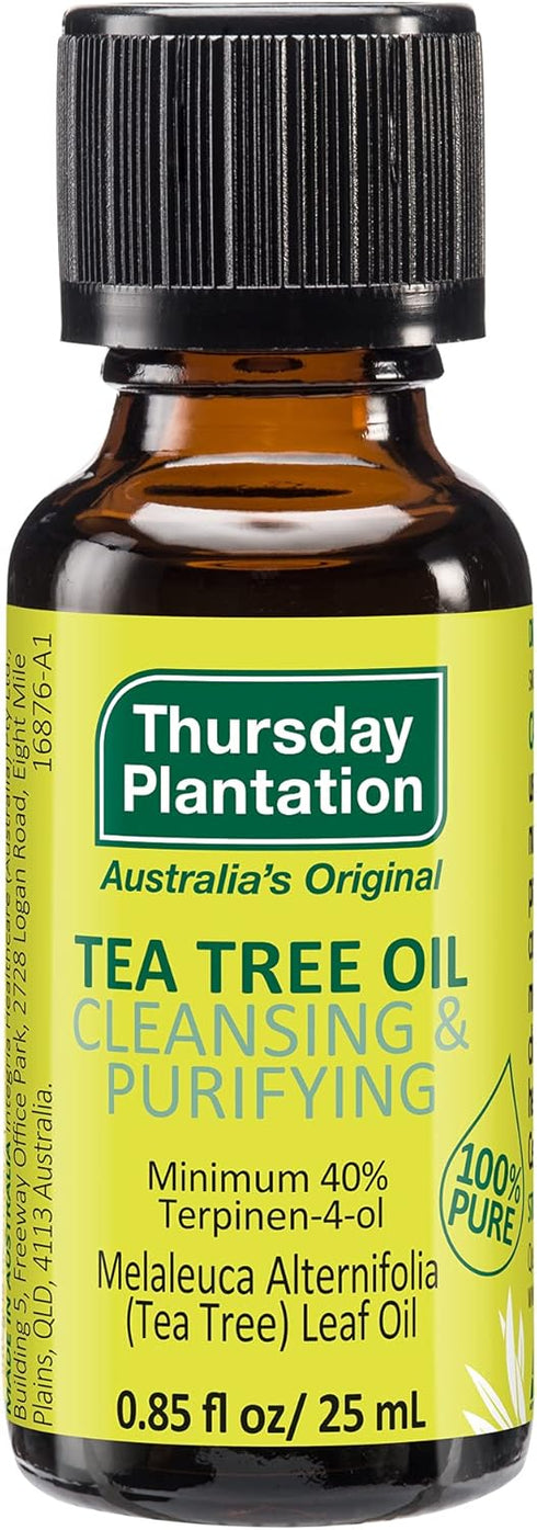 Thursday Plantation Australian Tea Tree Oil - Naturally Sourced Oil, Cleanses and Purifies - 0.85 fl oz
