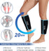 REVIX Calf and Shin Ice Packs for Injuries - Reusable Cold Compression Sleeve for Swelling, Bruises, Sprains (2 Packs)